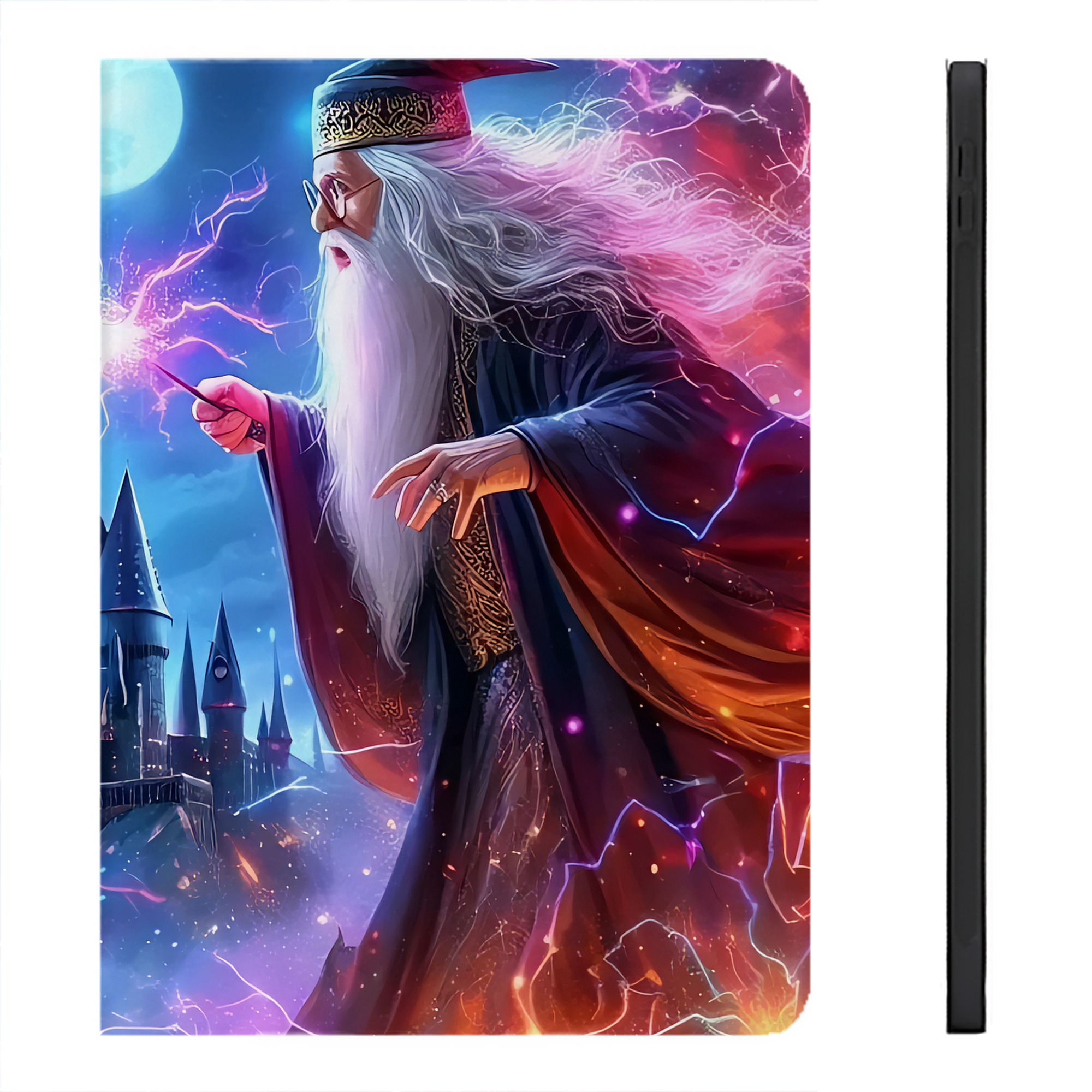 （画像用） Harry Potter ハリー・ポッターシリーズ IPadケース ペンホルダー付き ブックスタイルデザイン
